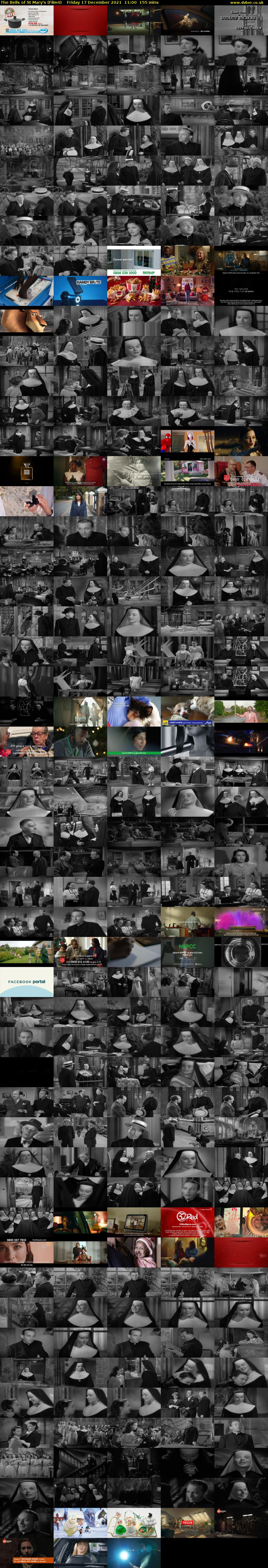 The Bells of St Mary's (Film4) Friday 17 December 2021 11:00 - 13:35