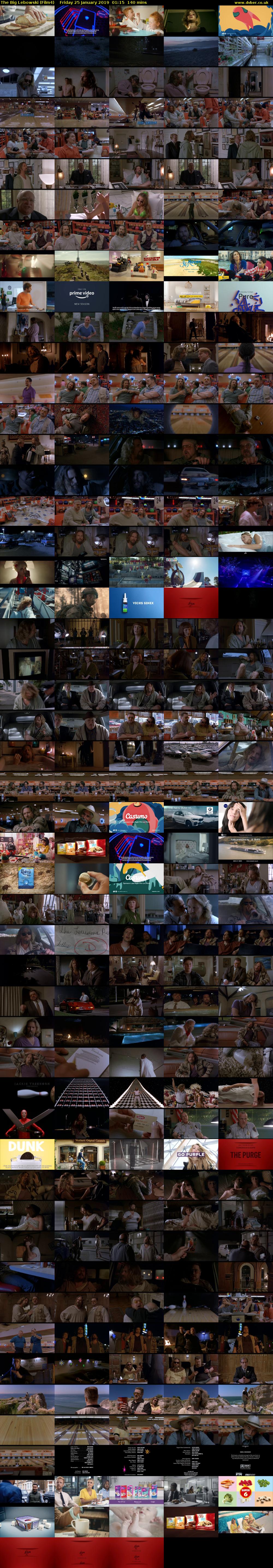 The Big Lebowski (Film4) Friday 25 January 2019 01:15 - 03:35