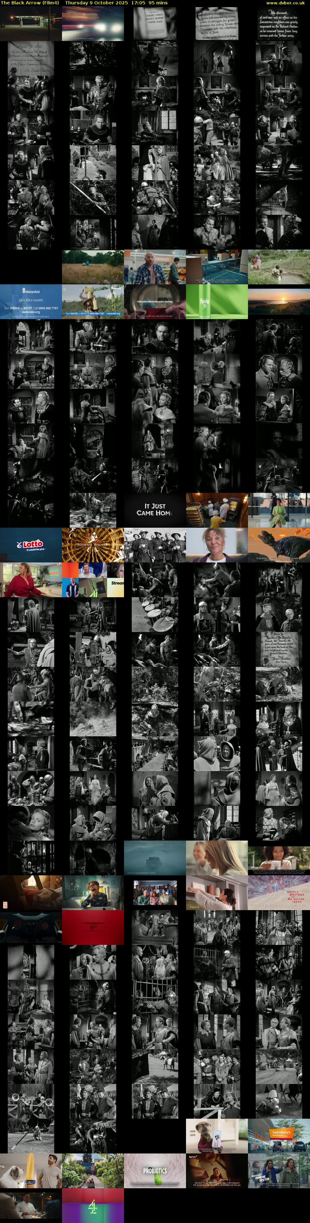 The Black Arrow (Film4) Thursday 9 October 2025 17:05 - 18:40