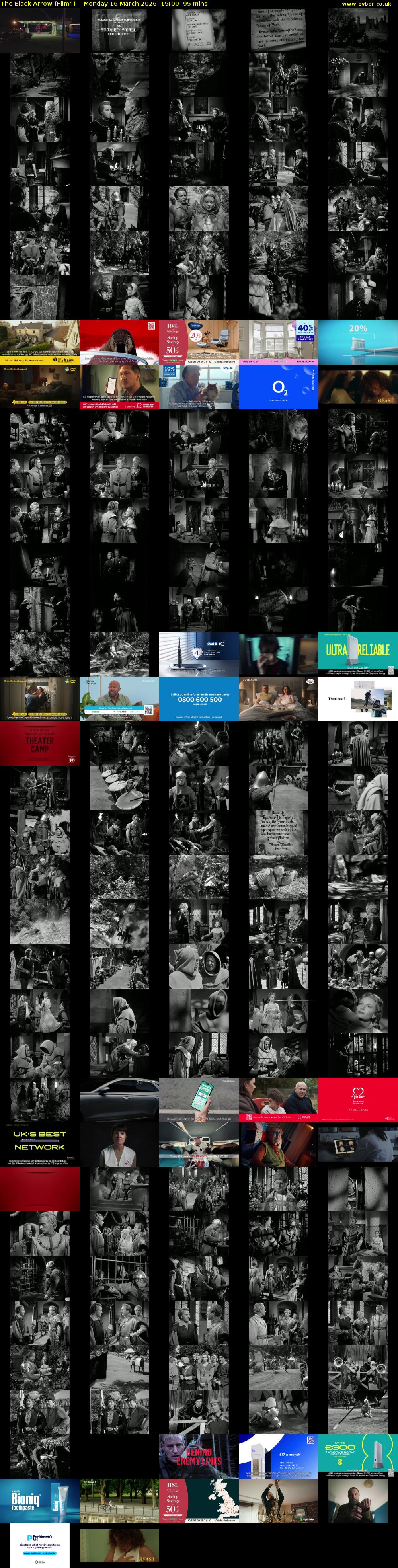 The Black Arrow (Film4) Monday 16 March 2026 15:00 - 16:35