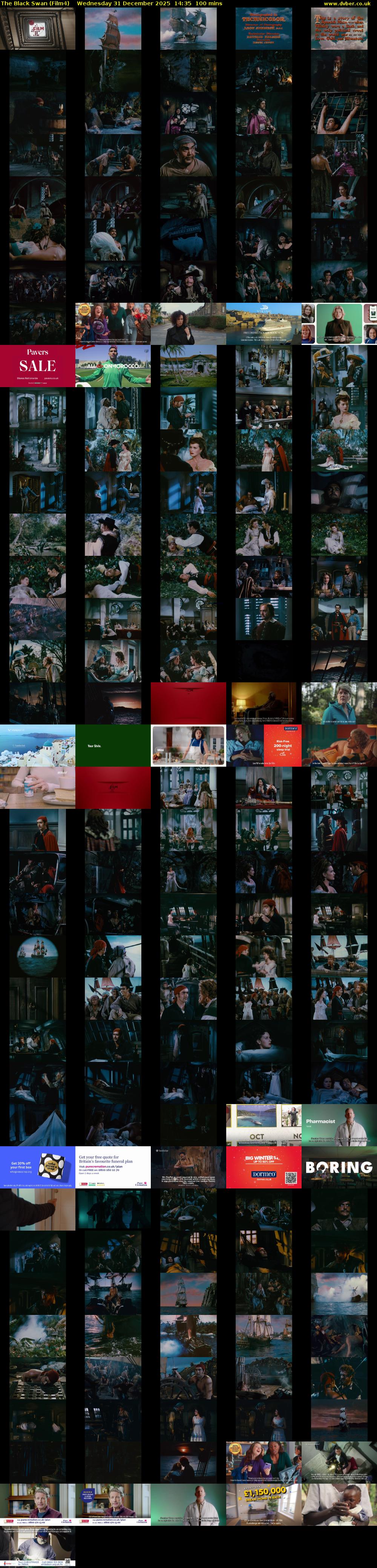 The Black Swan (Film4) Wednesday 31 December 2025 14:35 - 16:15