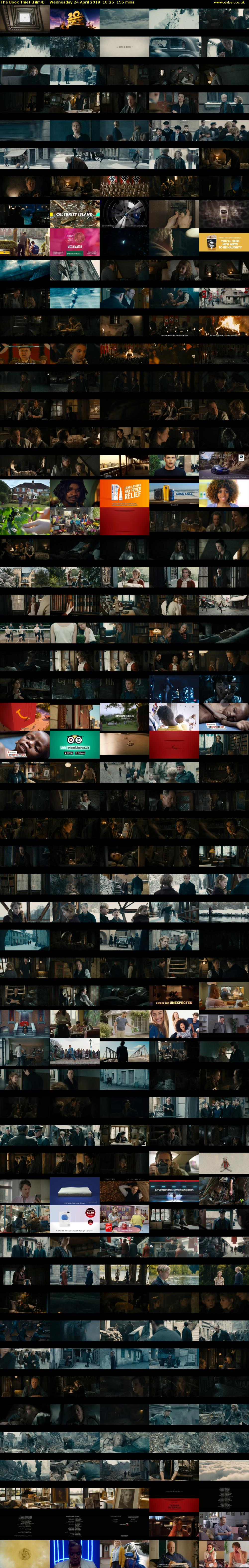 The Book Thief (Film4) Wednesday 24 April 2019 18:25 - 21:00