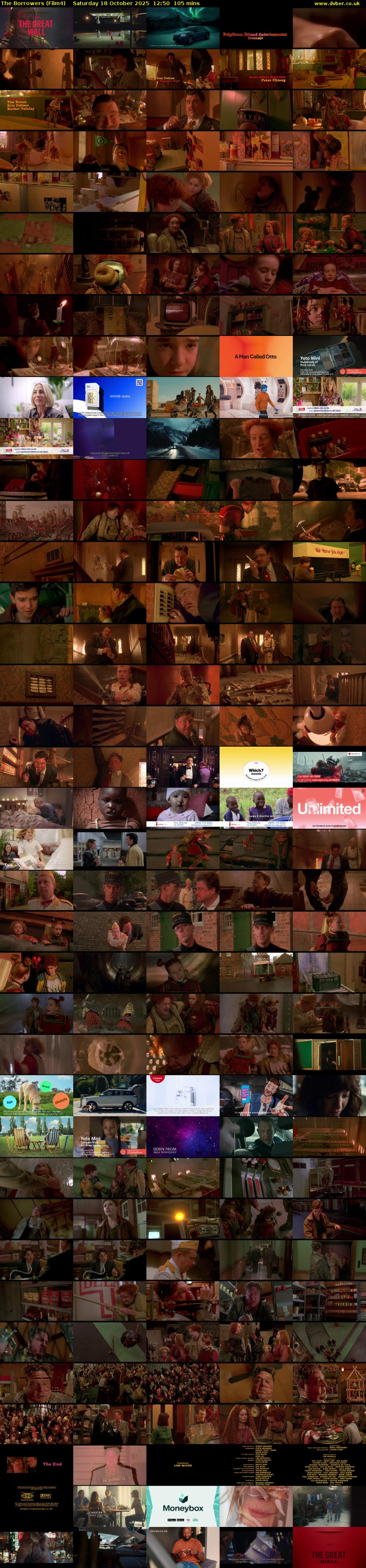 The Borrowers (Film4) Saturday 18 October 2025 12:50 - 14:35