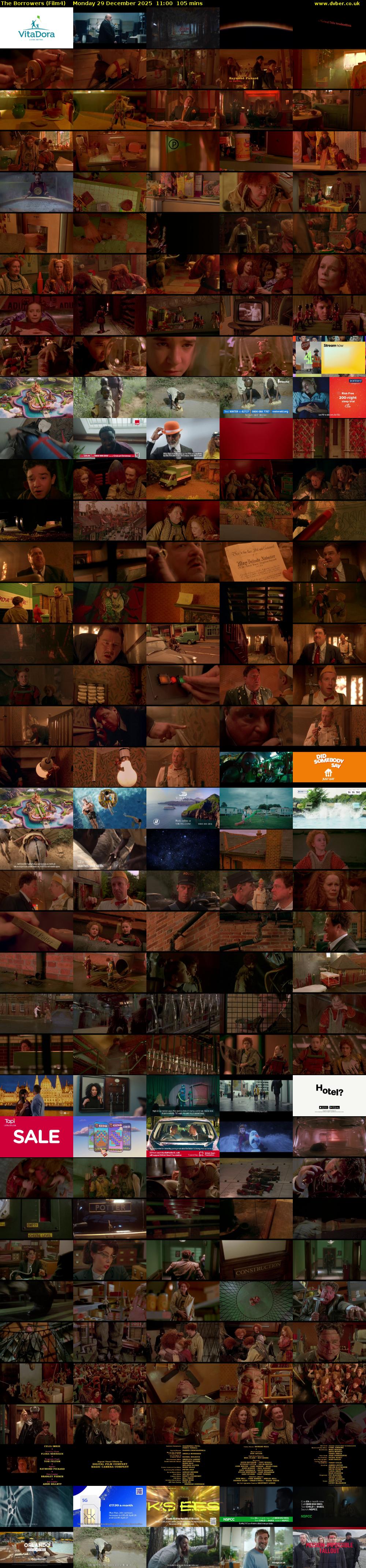 The Borrowers (Film4) Monday 29 December 2025 11:00 - 12:45