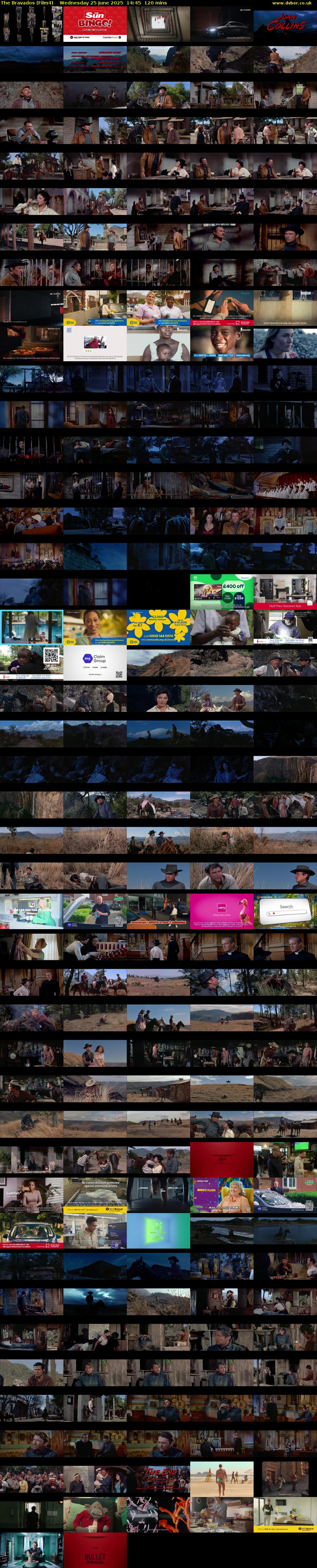 The Bravados (Film4) Wednesday 25 June 2025 14:45 - 16:45