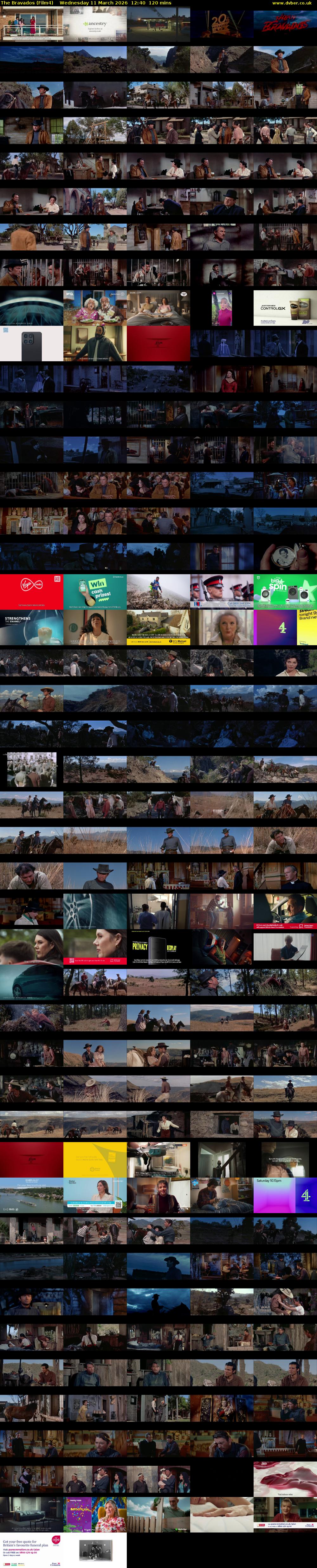 The Bravados (Film4) Wednesday 11 March 2026 12:40 - 14:40