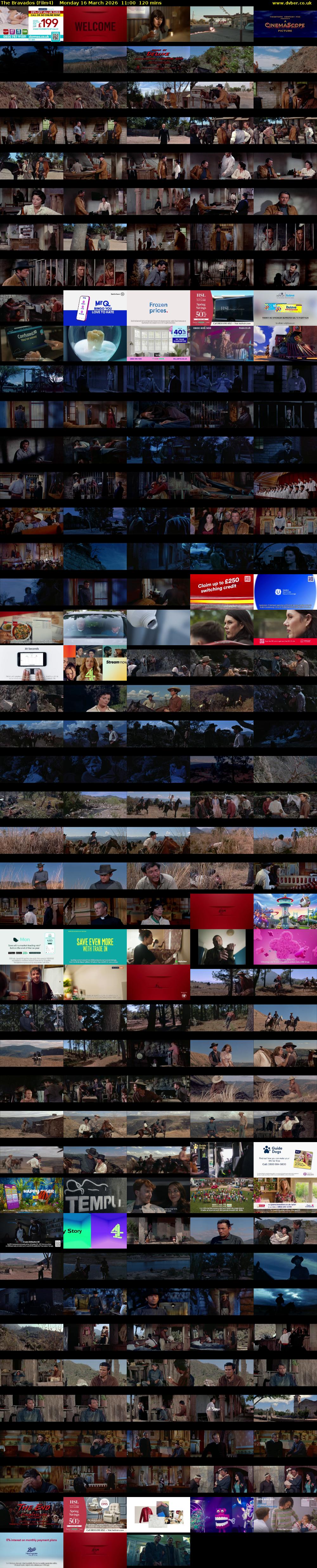 The Bravados (Film4) Monday 16 March 2026 11:00 - 13:00