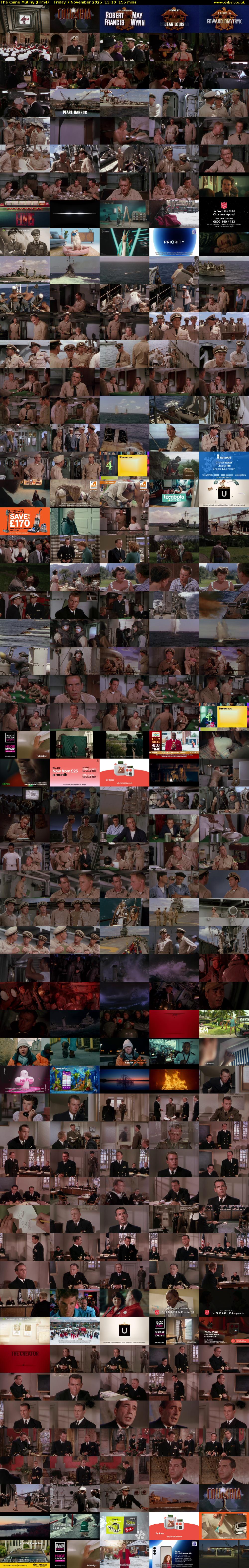 The Caine Mutiny (Film4) Friday 7 November 2025 13:10 - 15:45