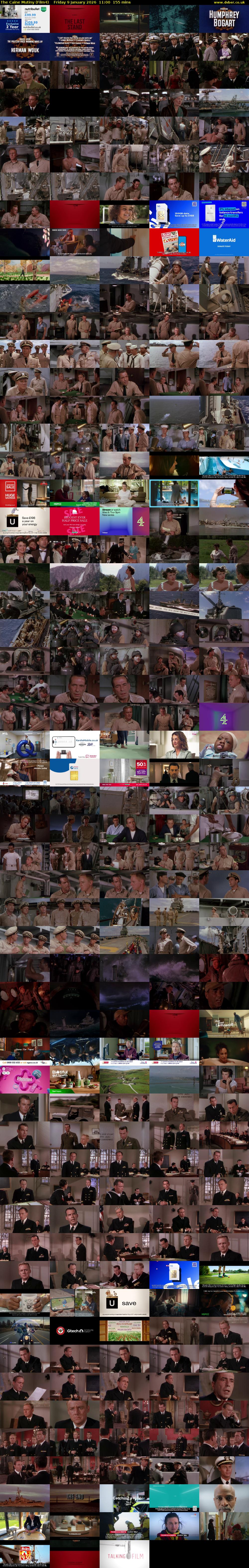 The Caine Mutiny (Film4) Friday 9 January 2026 11:00 - 13:35