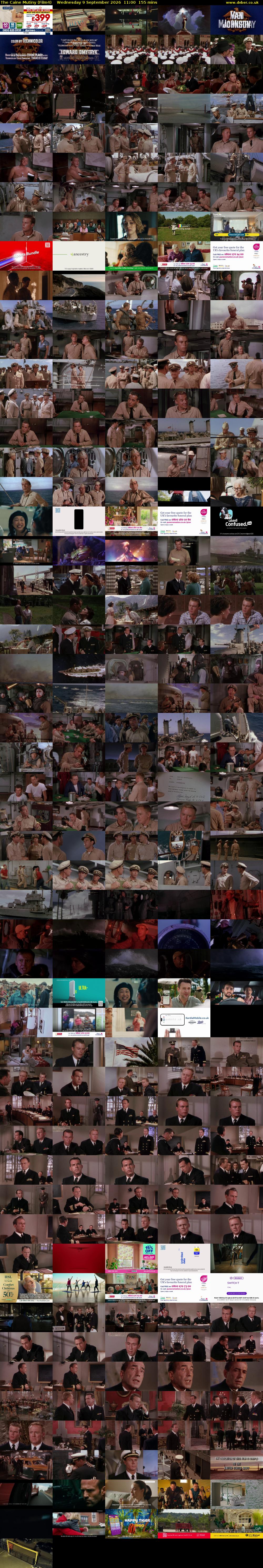 The Caine Mutiny (Film4) Wednesday 9 September 2026 11:00 - 13:35