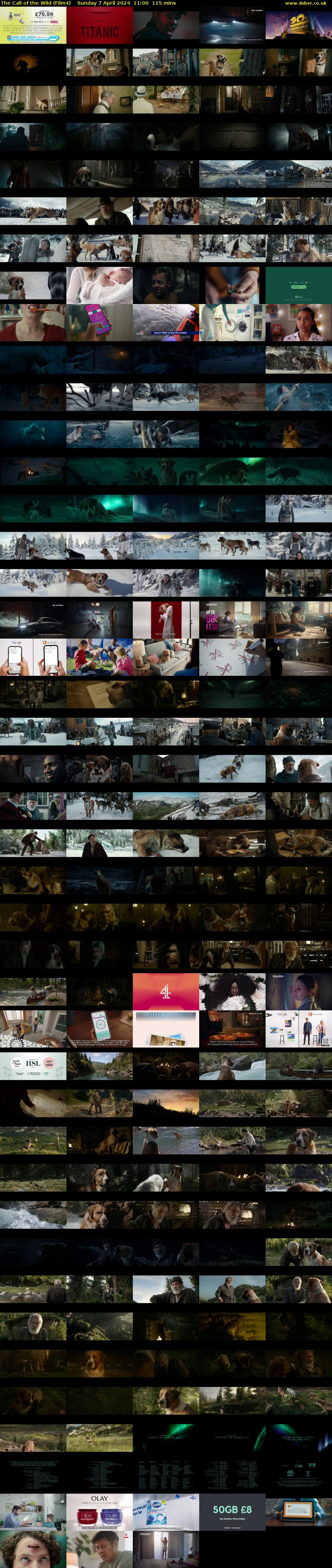 The Call of the Wild (Film4) Sunday 7 April 2024 11:00 - 12:55