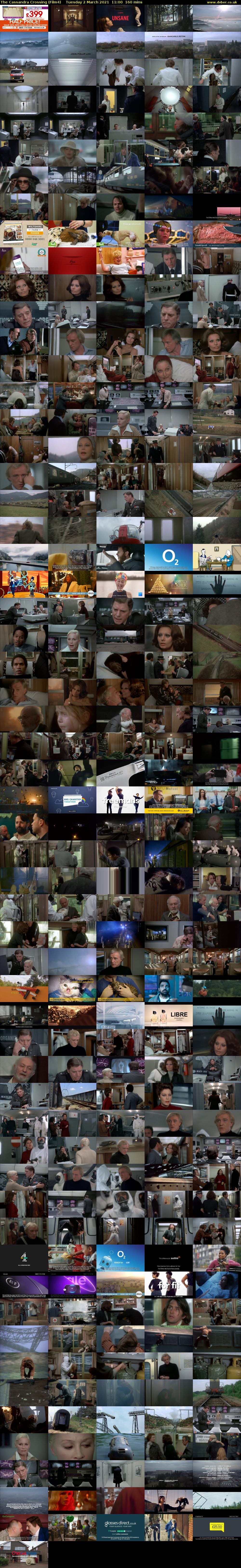 The Cassandra Crossing (Film4) Tuesday 2 March 2021 11:00 - 13:40