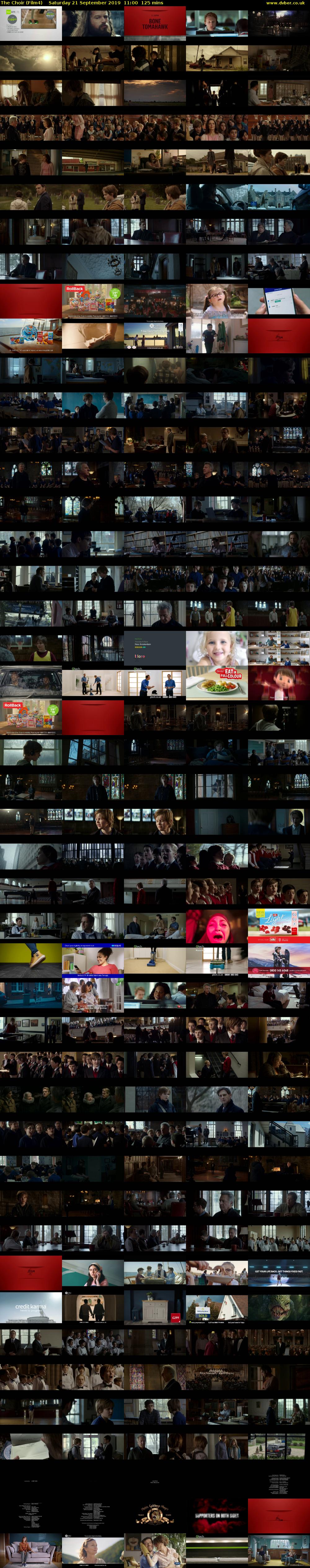 The Choir (Film4) Saturday 21 September 2019 11:00 - 13:05