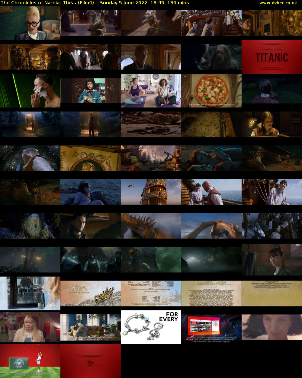 The Chronicles of Narnia: The... (Film4) Sunday 5 June 2022 18:45 - 21:00