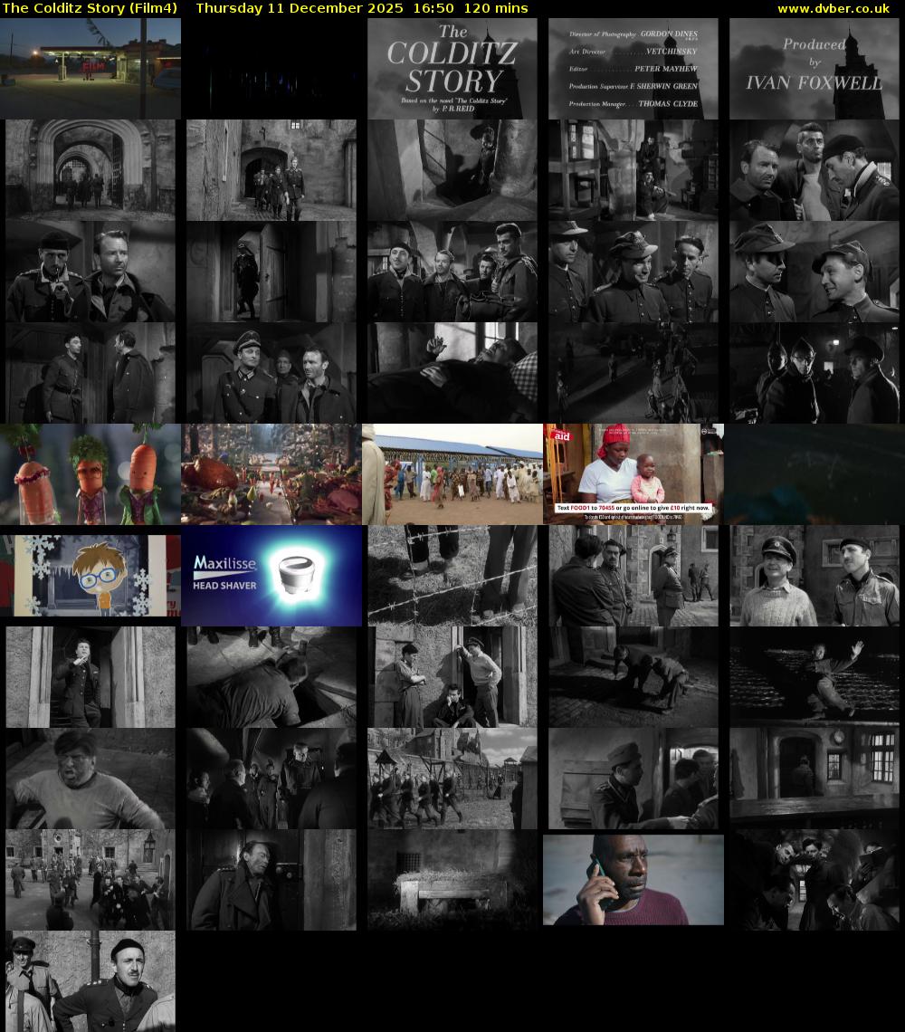 The Colditz Story (Film4) Thursday 11 December 2025 16:50 - 18:50