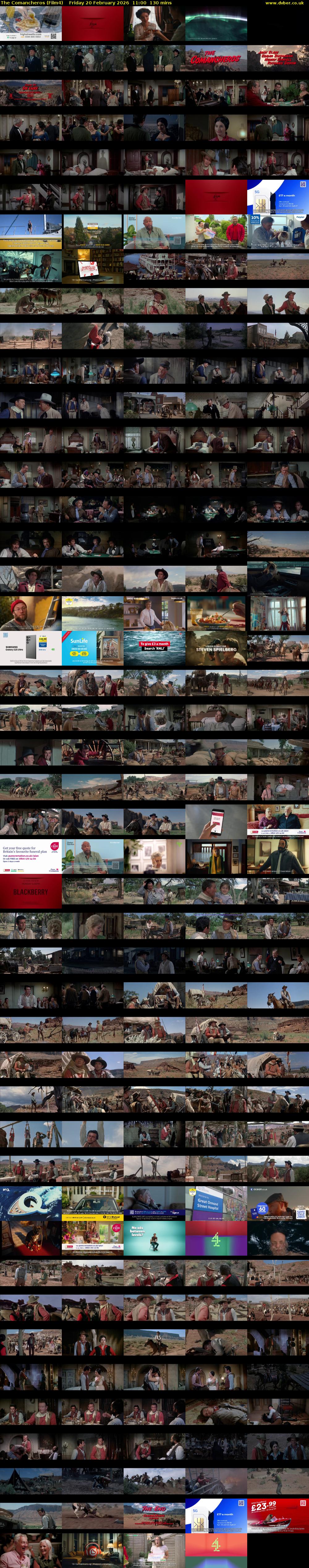 The Comancheros (Film4) Friday 20 February 2026 11:00 - 13:10