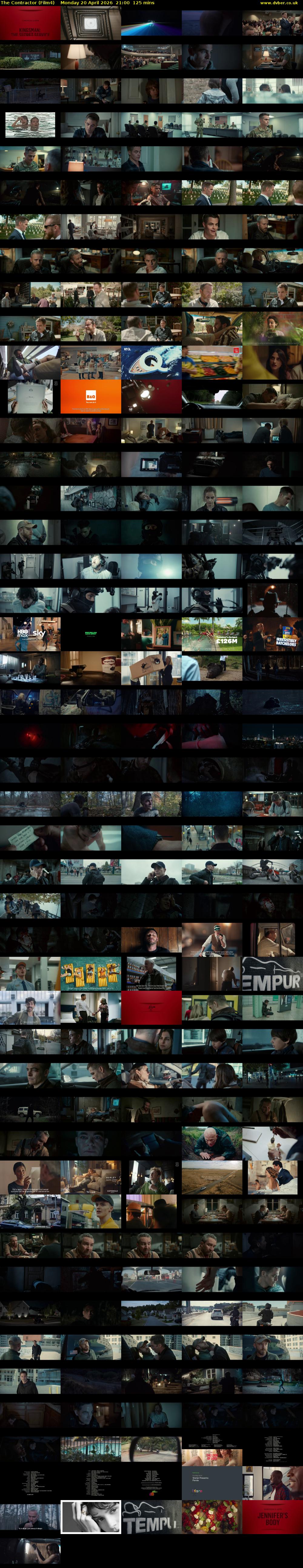 The Contractor (Film4) Monday 20 April 2026 21:00 - 23:05