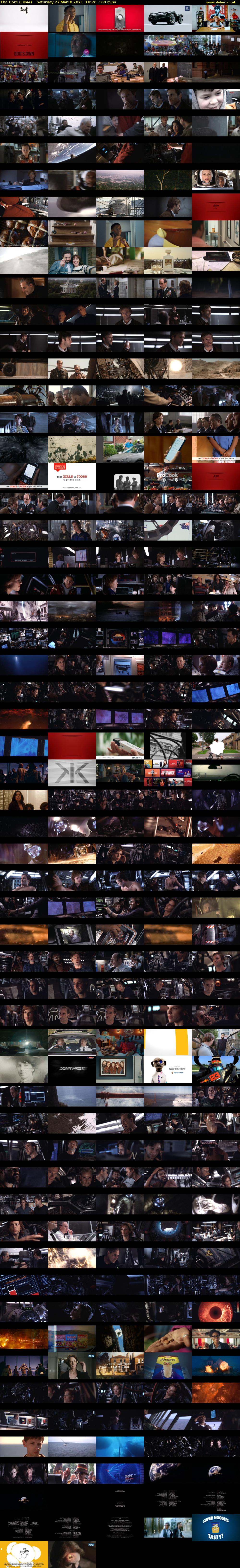 The Core (Film4) Saturday 27 March 2021 18:20 - 21:00