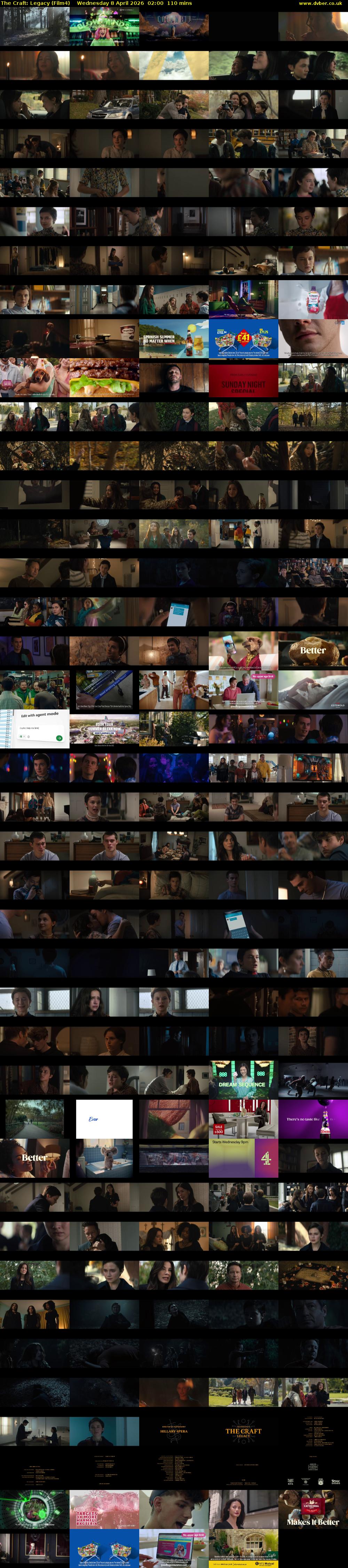 The Craft: Legacy (Film4) Wednesday 8 April 2026 02:00 - 03:50