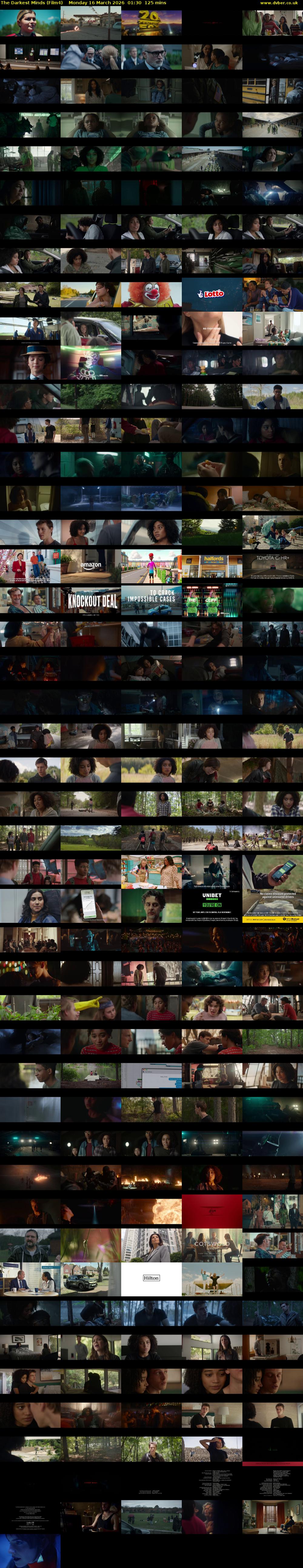 The Darkest Minds (Film4) Monday 16 March 2026 01:30 - 03:35