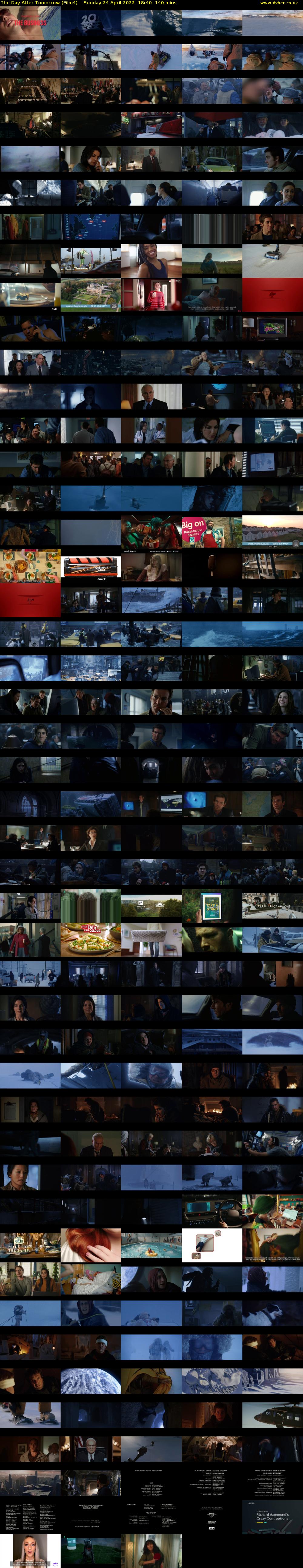 The Day After Tomorrow (Film4) Sunday 24 April 2022 18:40 - 21:00