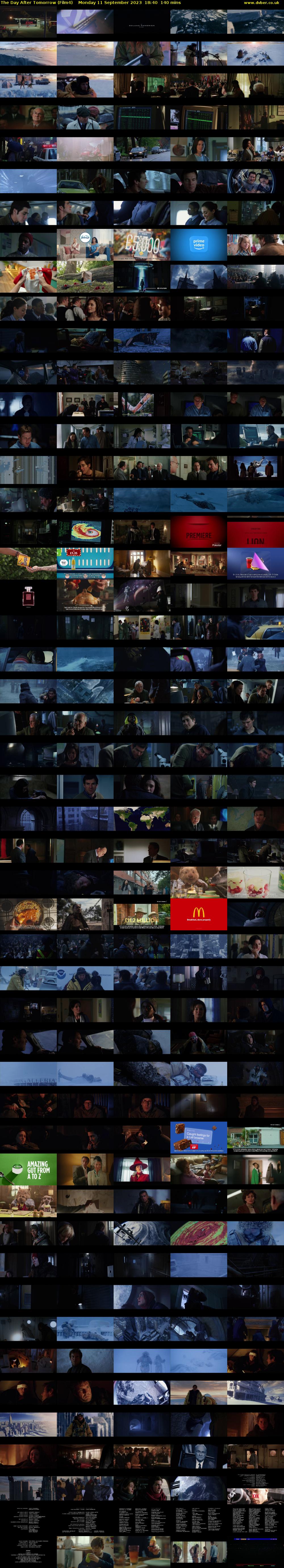 The Day After Tomorrow (Film4) Monday 11 September 2023 18:40 - 21:00