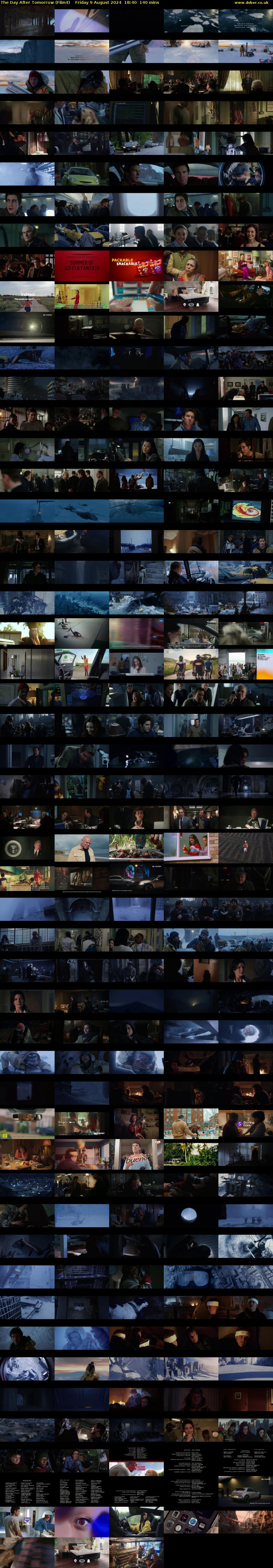 The Day After Tomorrow (Film4) Friday 9 August 2024 18:40 - 21:00