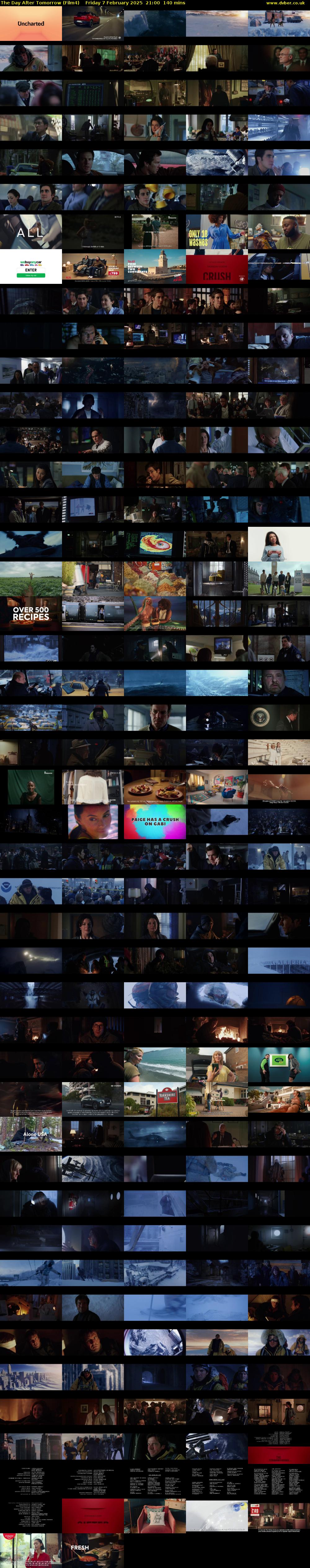 The Day After Tomorrow (Film4) Friday 7 February 2025 21:00 - 23:20