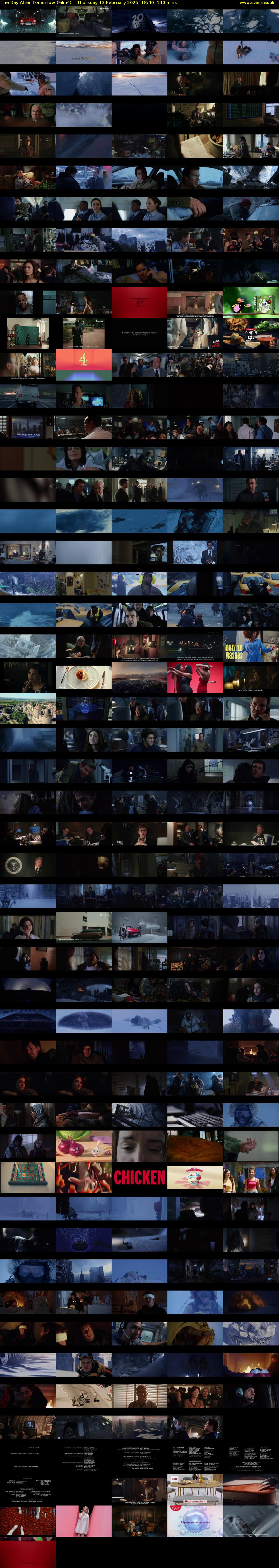 The Day After Tomorrow (Film4) Thursday 13 February 2025 18:40 - 21:00