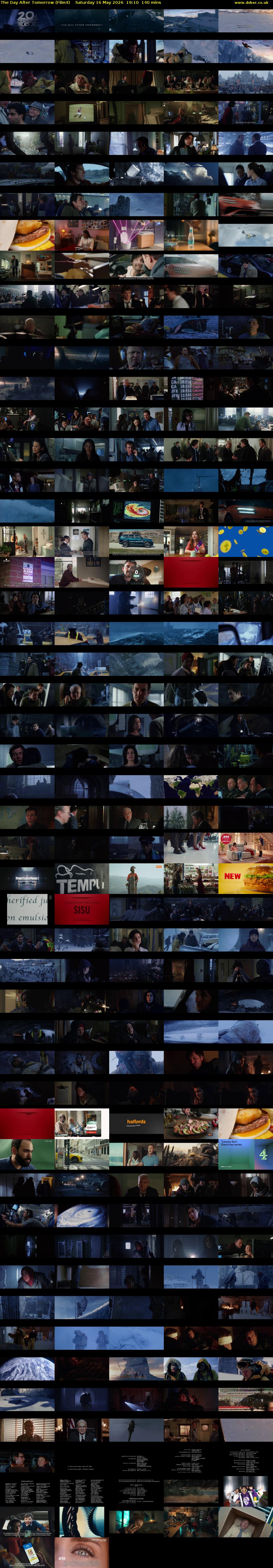 The Day After Tomorrow (Film4) Saturday 16 May 2026 19:10 - 21:30
