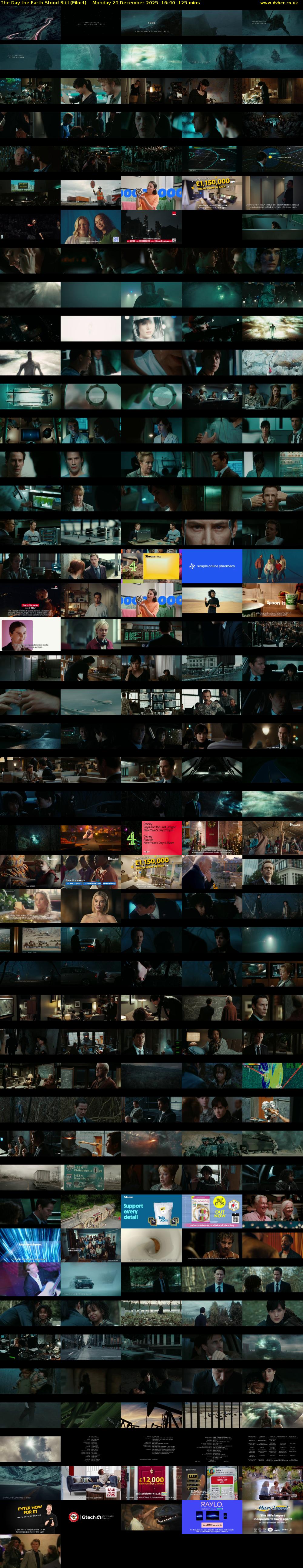 The Day the Earth Stood Still (Film4) Monday 29 December 2025 16:40 - 18:45