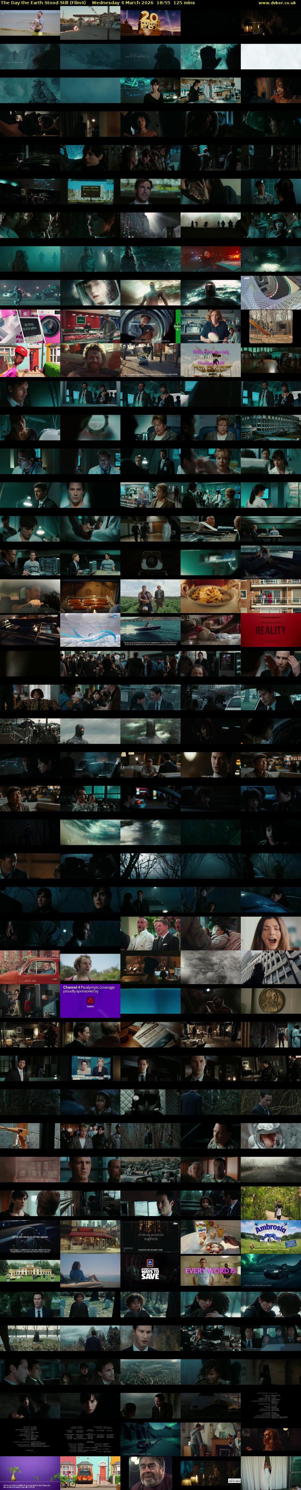 The Day the Earth Stood Still (Film4) Wednesday 4 March 2026 18:55 - 21:00