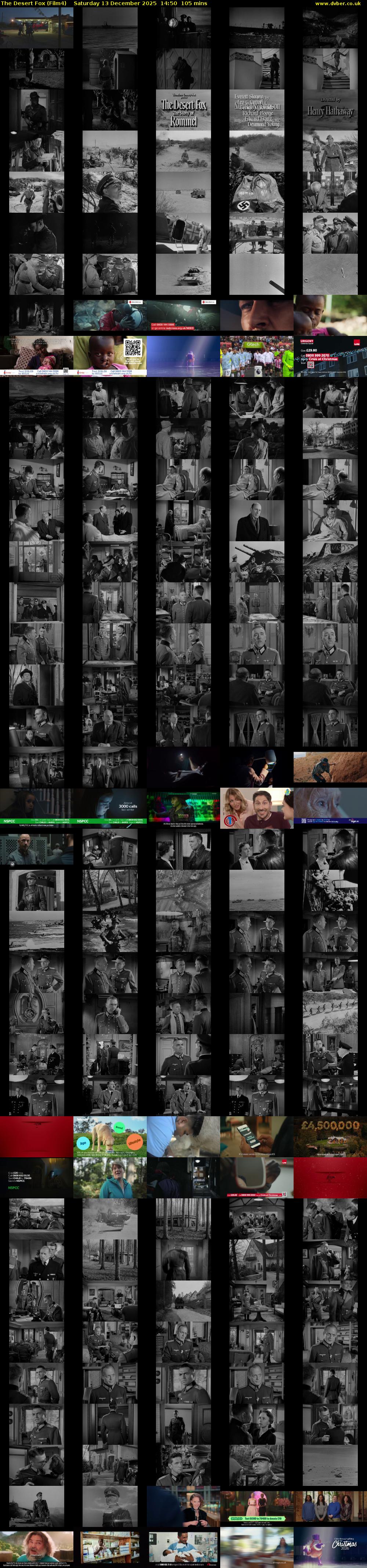 The Desert Fox (Film4) Saturday 13 December 2025 14:50 - 16:35