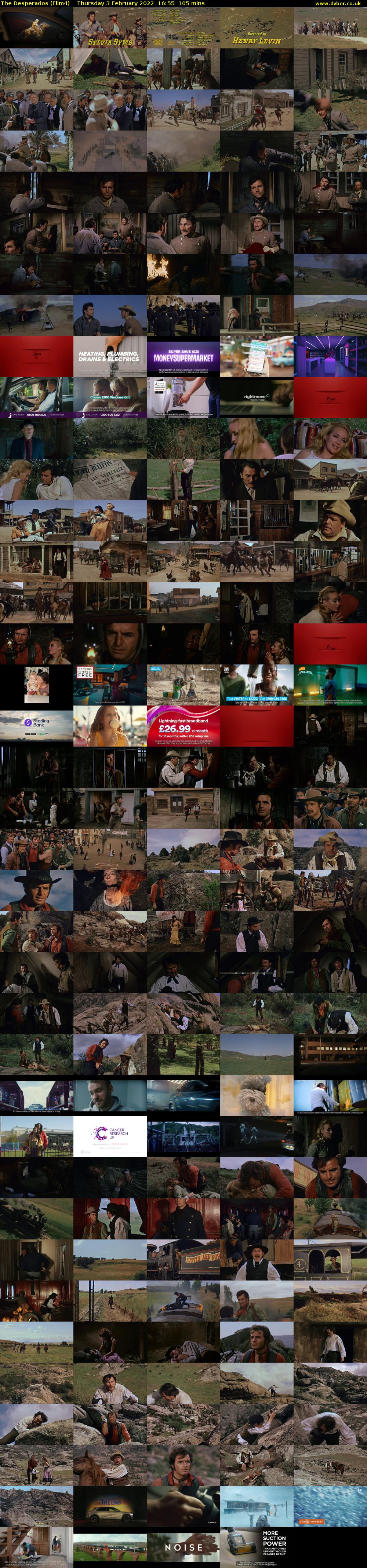 The Desperados (Film4) Thursday 3 February 2022 16:55 - 18:40