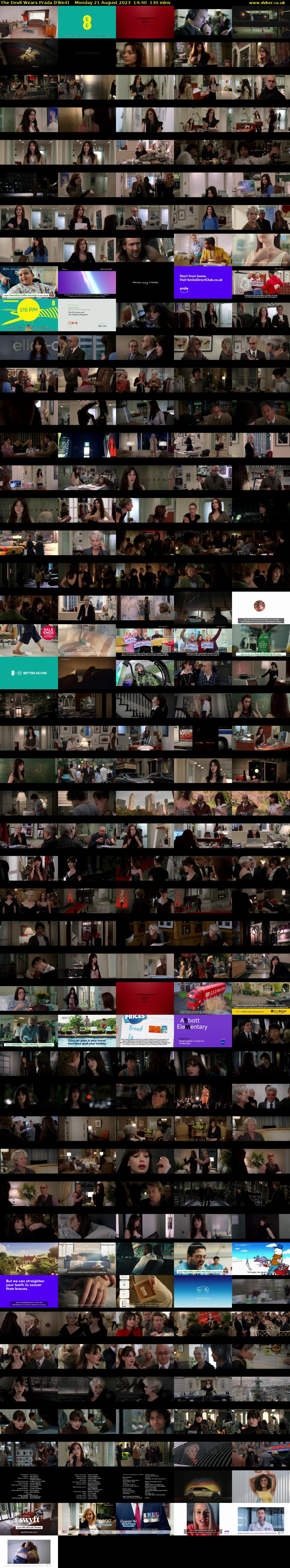 The Devil Wears Prada (Film4) Monday 21 August 2023 14:40 - 16:50