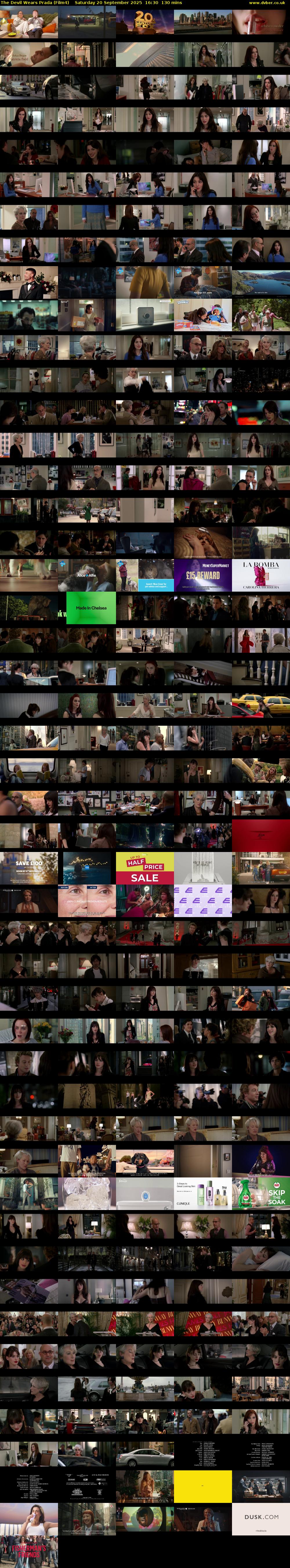 The Devil Wears Prada (Film4) Saturday 20 September 2025 16:30 - 18:40