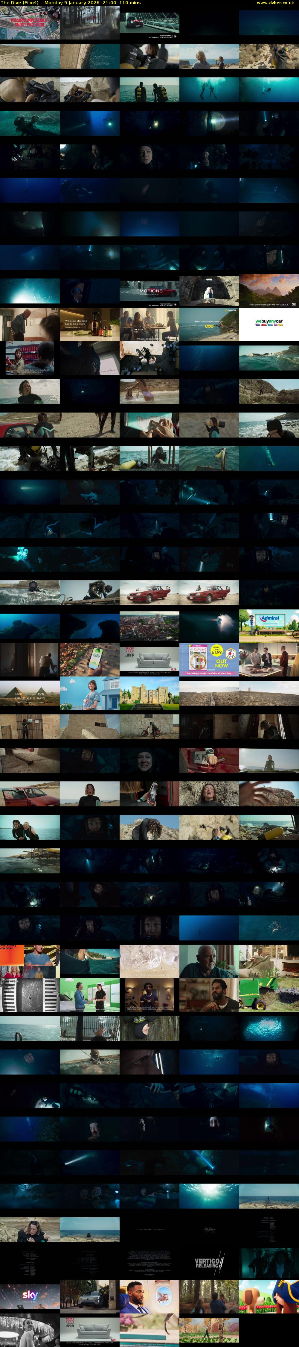 The Dive (Film4) Monday 5 January 2026 21:00 - 22:50