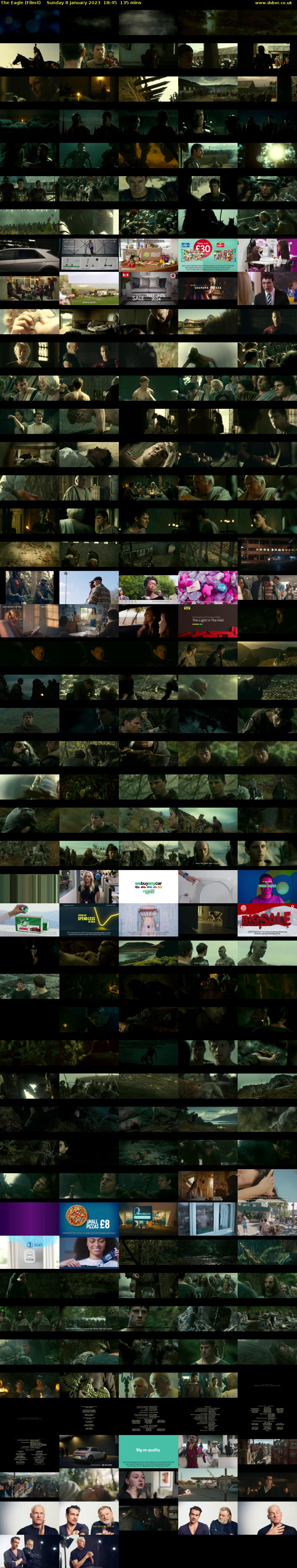 The Eagle (Film4) Sunday 8 January 2023 18:45 - 21:00