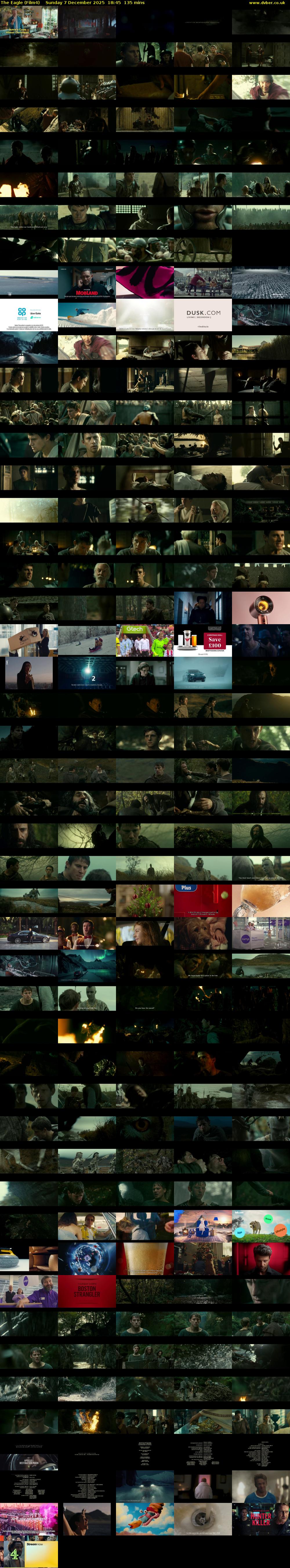 The Eagle (Film4) Sunday 7 December 2025 18:45 - 21:00