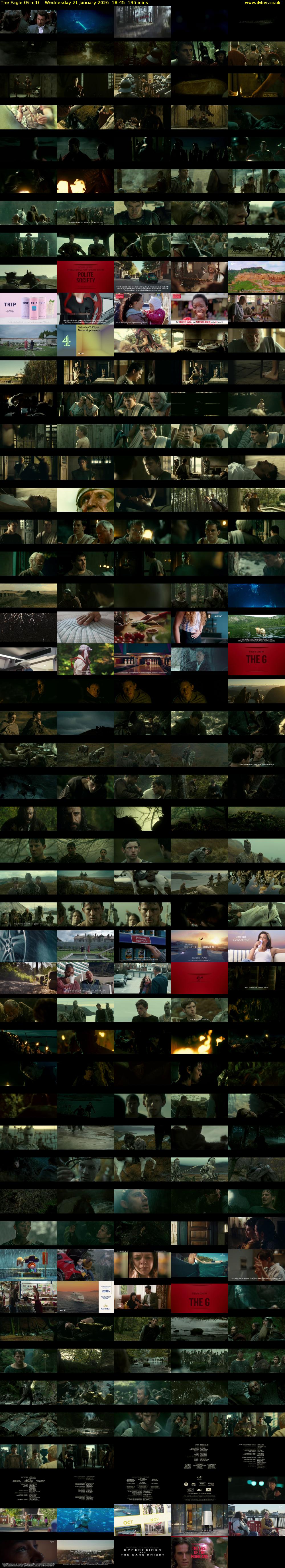 The Eagle (Film4) Wednesday 21 January 2026 18:45 - 21:00
