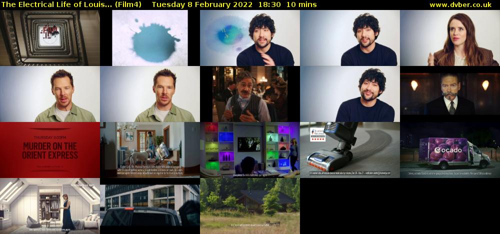The Electrical Life of Louis... (Film4) Tuesday 8 February 2022 18:30 - 18:40