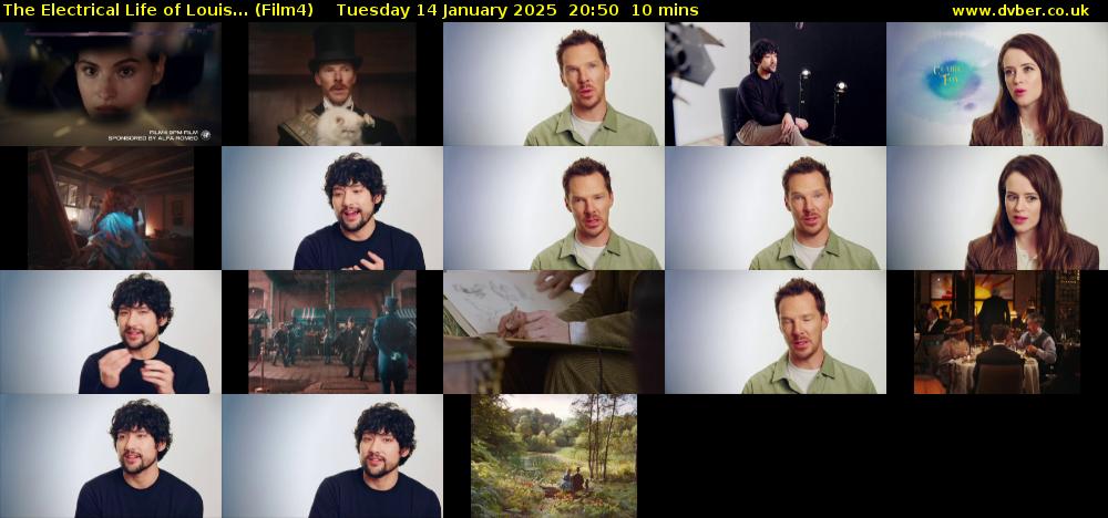 The Electrical Life of Louis... (Film4) Tuesday 14 January 2025 20:50 - 21:00
