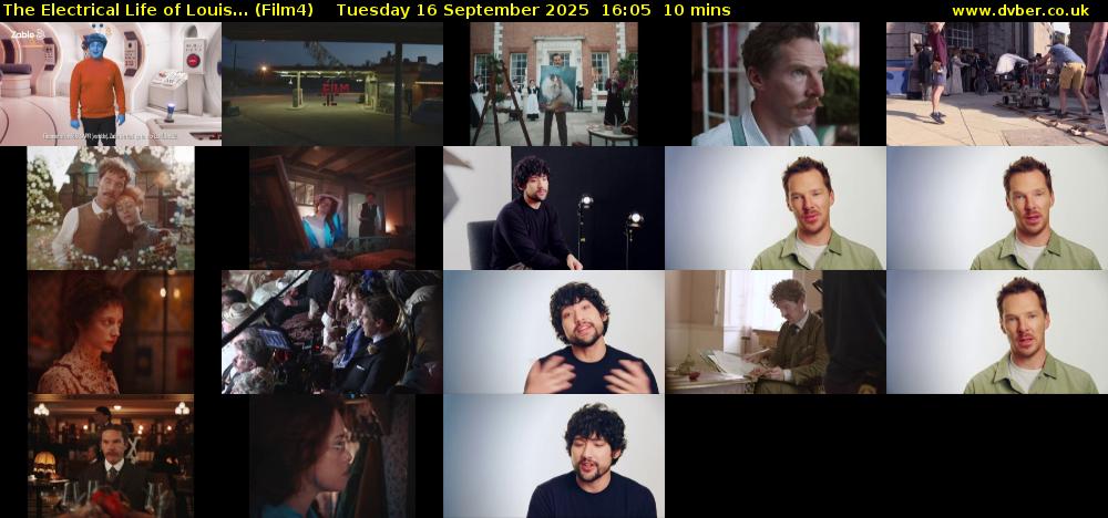 The Electrical Life of Louis... (Film4) Tuesday 16 September 2025 16:05 - 16:15