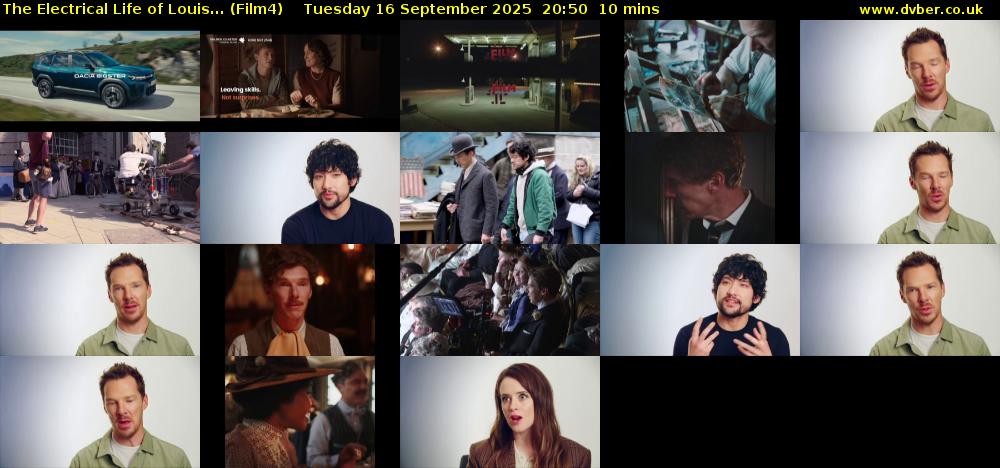 The Electrical Life of Louis... (Film4) Tuesday 16 September 2025 20:50 - 21:00