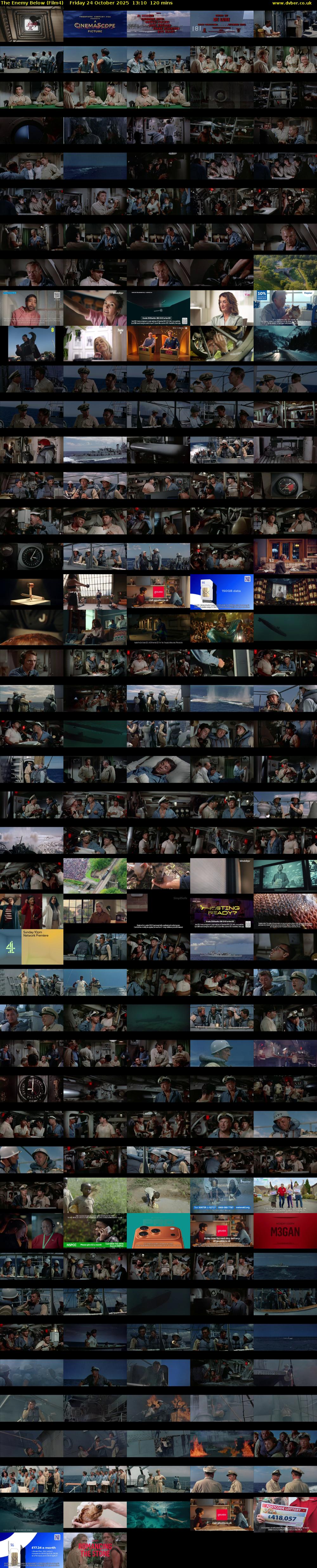 The Enemy Below (Film4) Friday 24 October 2025 13:10 - 15:10