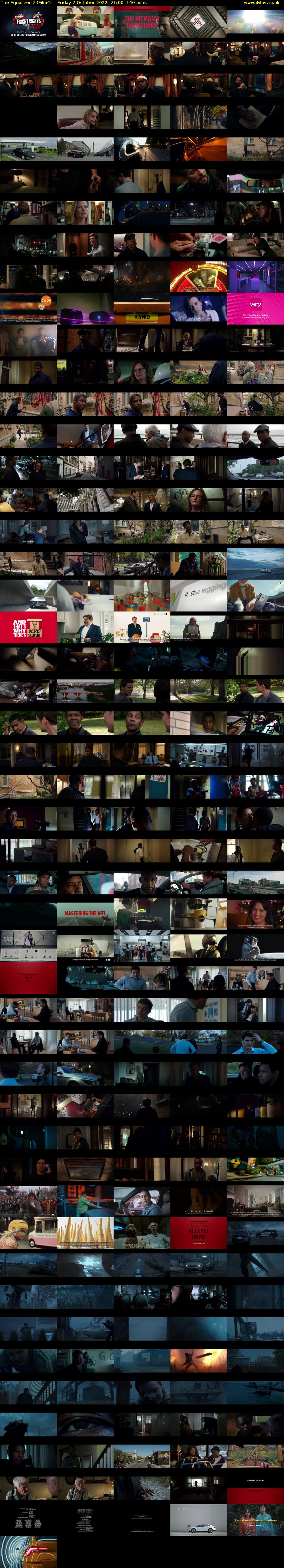 The Equalizer 2 (Film4) Friday 7 October 2022 21:00 - 23:20