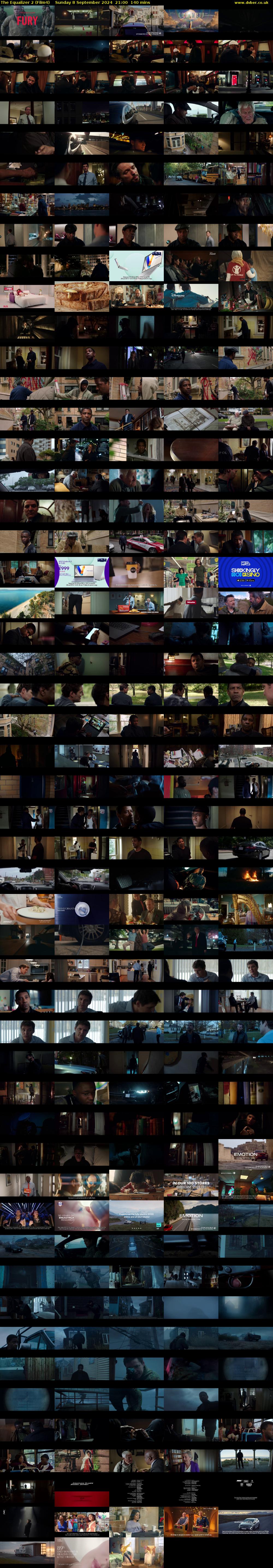 The Equalizer 2 (Film4) Sunday 8 September 2024 21:00 - 23:20