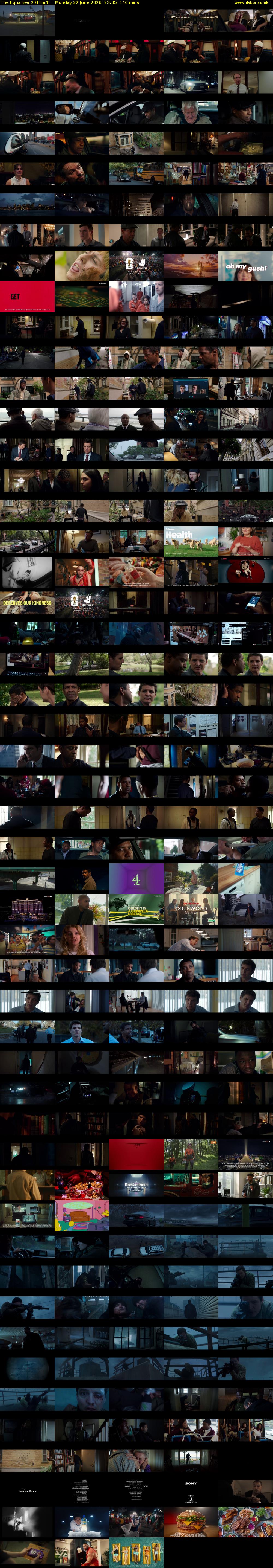 The Equalizer 2 (Film4) Monday 22 June 2026 23:35 - 01:55