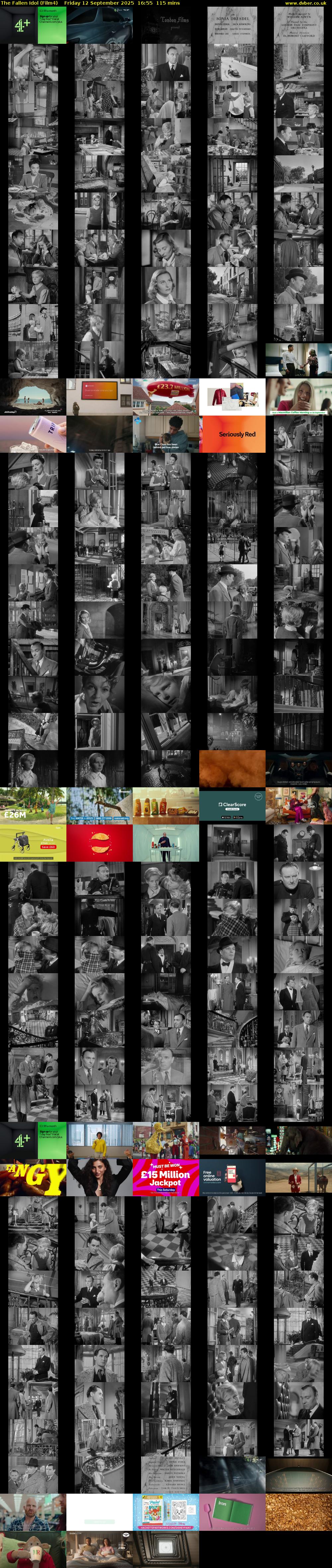 The Fallen Idol (Film4) Friday 12 September 2025 16:55 - 18:50