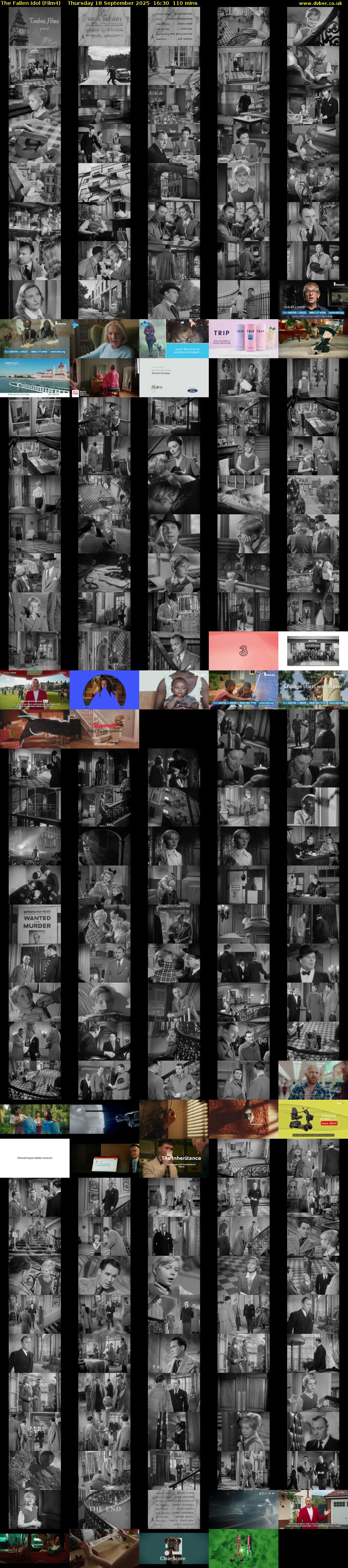 The Fallen Idol (Film4) Thursday 18 September 2025 16:30 - 18:20